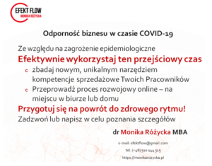 Odporność biznesu w czasie COVID-19
